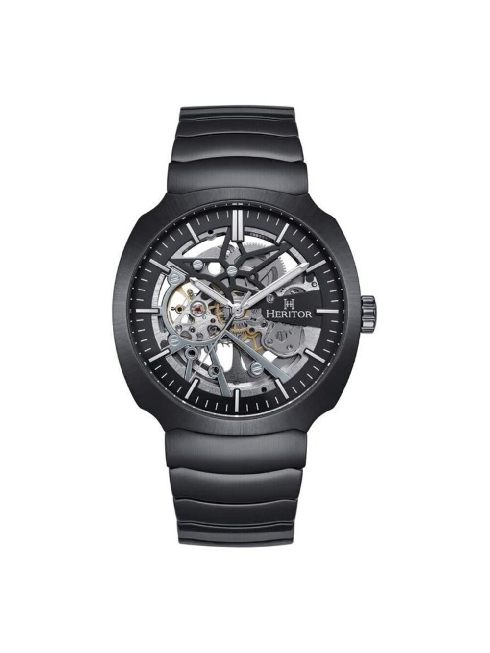 NWT Heritor Magnus Automatic Black Dial Men's Watch